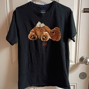 2/$10 Spencer's Unalive Teddy 1400 Graphic Tee Size Medium